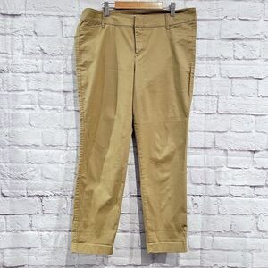 Old Navy Pants Women's Pixie Straight Leg Mid Rise Stretch Pocket Size 10